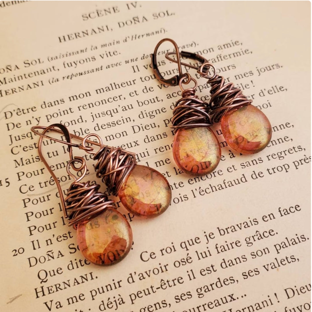 Boho spāres auskari