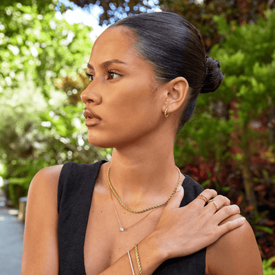 Layla Gold Twist auskari