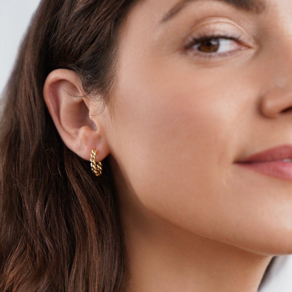 Layla Gold Twist auskari