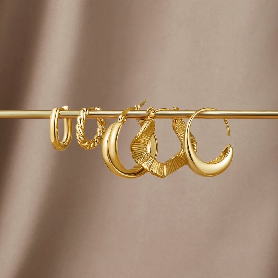 Layla Gold Twist auskari
