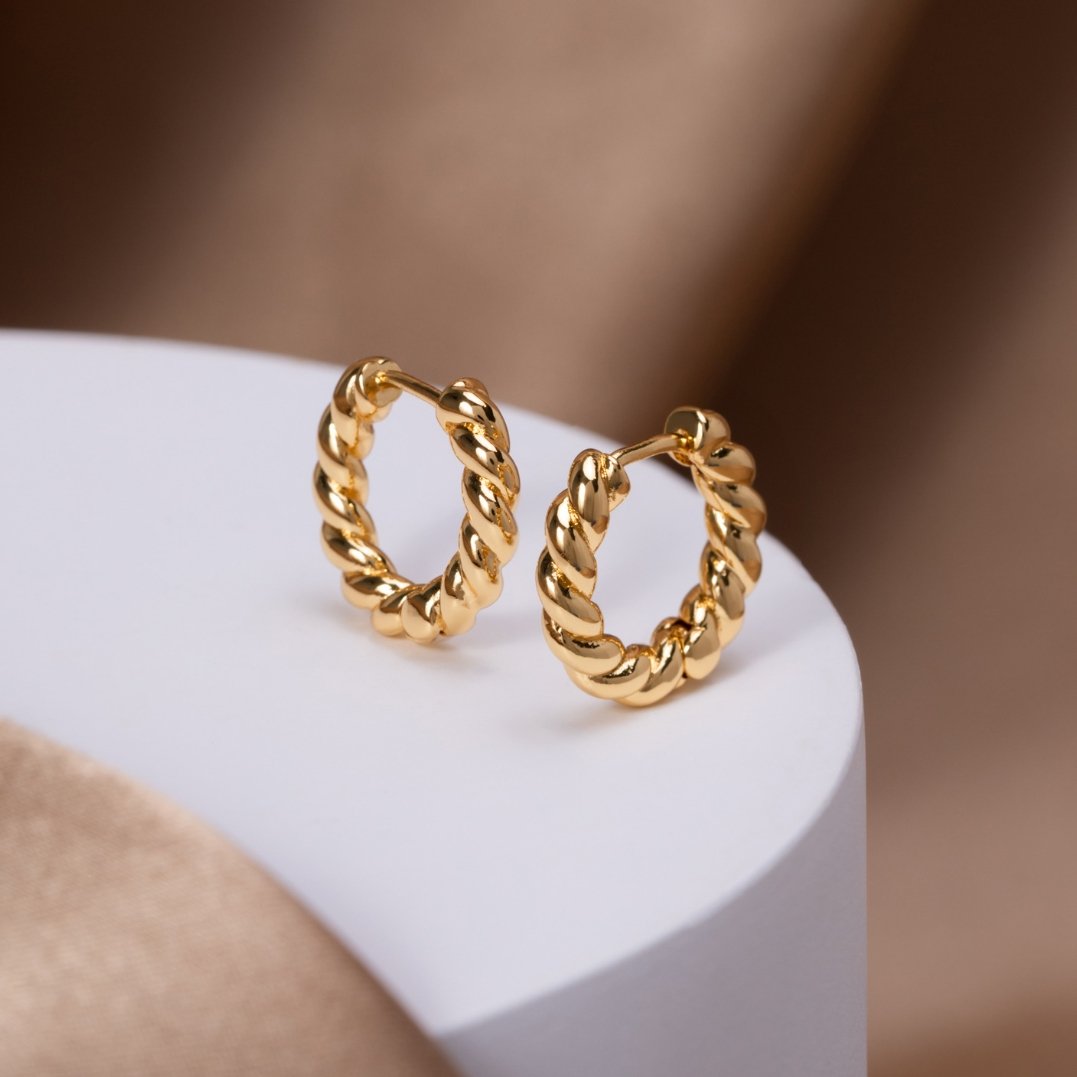 Layla Gold Twist auskari