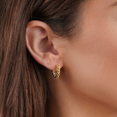 Layla Gold Twist auskari